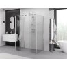 Mexen Exo-S Duo 3S 3-wall sliding shower cabin 150 x 70 cm, transparent, chrome - 8152-150-070-01-00-3S