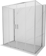 Mexen Exo-S Duo 3S 3-sided sliding shower cabin 190 x 70 cm, transparent, chrome - 8152-190-070-01-00-3S