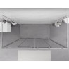Mexen Exo-S Duo 3S 3-sided sliding shower cabin 190 x 70 cm, transparent, chrome - 8152-190-070-01-00-3S