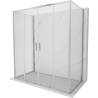 Mexen Exo-S Duo 3S 3-wall sliding shower cabin 200 x 70 cm, transparent, chrome - 8152-200-070-01-00-3S