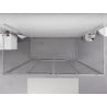 Mexen Exo-3S 3-wall sliding shower enclosure 200 x 75 cm, transparent, chrome - 8152-200-075-01-00-3S
