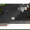 Mexen Enzo 1-compartment granite sink with a drip tray and kitchen mixer tap Duero, Black - 6506-77-671600-70