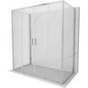 Mexen Exo-3S 3-sided sliding shower cabin 200 x 90 cm, transparent, chrome - 8152-200-090-01-00-3S