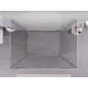 Mexen Exo-BR 3S 3-wall shower cabin, swing 80 x 70 cm, transparent, chrome - 8181-080-070-01-00-3S