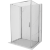 Mexen Exo-BR 3S shower cabin 3-wall hinged 100 x 70 cm, transparent, chrome - 8181-100-070-01-00-3S
