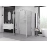 Mexen Exo-BR 3S 3-sided swing shower cabin 80 x 90 cm, transparent, chrome - 8181-080-090-01-00-3S