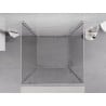 Mexen Exo-3S 3-wall shower cabin with hinged doors 95 x 95 cm, transparent, chrome - 8181-095-095-01-00-3S