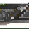 Mexen Tomas 2-compartment granite sink 800 x 500 mm, Grey, siphon Gold - 6516802000-71-G