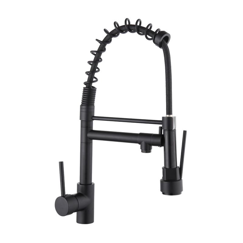 Mexen Corina kitchen mixer tap, Black - 670601-70