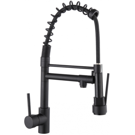 Mexen Corina kitchen faucet, black - 670601-70
