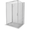 Mexen Exo-3S 3S 3-sided sliding shower cabin 100 x 70 cm, transparent, chrome - 8153-100-070-01-00-3S