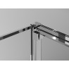 Mexen Exo-3S 3S 3-sided sliding shower cabin 100 x 70 cm, transparent, chrome - 8153-100-070-01-00-3S
