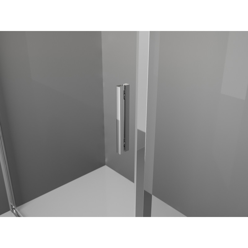 Mexen Exo-3S 3S 3-sided sliding shower cabin 100 x 70 cm, transparent, chrome - 8153-100-070-01-00-3S