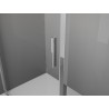 Mexen Exo-3S 3S 3-sided sliding shower cabin 80 x 80 cm, transparent, chrome - 8153-080-080-01-00-3S