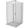 Mexen Exo-3S 3S 3-sided sliding shower enclosure 85 x 85 cm, transparent, chrome - 8153-085-085-01-00-3S