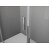 Mexen Exo-3S 3-wall sliding shower cabin 80 x 90 cm, transparent, chrome - 8153-080-090-01-00-3S