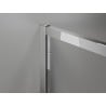 Mexen Exo-3S 3-wall sliding shower cabin 80 x 95 cm, transparent, chrome - 8153-080-095-01-00-3S