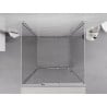 Mexen Exo-3S 3-wall sliding shower cabin 95 x 95 cm, transparent, chrome - 8153-095-095-01-00-3S
