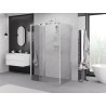 Mexen Exo-3S 3S 3-wall Sliding Shower Enclosure 85 x 100 cm, Transparent, Chrome - 8153-085-100-01-00-3S