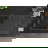 Mexen Leo 1-compartment granite sink with a drip tray and kitchen mixer tap Telma, spotted black - 6501-76-670200-70-B
