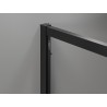 Mexen Exo-3S 3S 3-sided sliding shower cabin 80 x 80 cm, transparent, black - 8153-080-080-70-00-3S