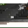 Mexen Leo 1-compartment granite sink with a drip tray and kitchen mixer tap Telma, Black - 6501-77-670200-70-B