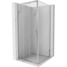 Mexen Exo-3S sliding shower cabin 80 x 80 cm, transparent, chrome - 8153-080-080-01-00