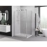 Mexen Exo sliding shower cabin 90 x 80 cm, transparent, chrome - 8153-090-080-01-00