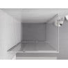 Mexen Exo sliding shower cabin 90 x 80 cm, transparent, chrome - 8153-090-080-01-00