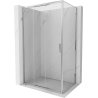 Mexen Exo-3S sliding shower cabin 100 x 85 cm, transparent, chrome - 8153-100-085-01-00