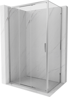 Mexen Exo-3S sliding shower cabin 85 x 90 cm, transparent, chrome - 8153-085-090-01-00