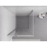 Mexen Exo sliding shower cabin 95 x 95 cm, transparent, chrome - 8153-095-095-01-00