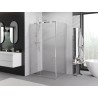 Mexen Exo-3S sliding shower unit 100 x 95 cm, transparent, chrome - 8153-100-095-01-00