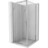 Mexen Exo sliding shower cabin 100 x 100 cm, transparent, chrome - 8153-100-100-01-00