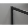 Mexen Exo-3S sliding shower cabin 80 x 90 cm, transparent, black - 8153-080-090-70-00