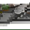 Mexen Matias 1.5-compartment granite sink with a drip tray and kitchen mixer tap Telma, Grey - 6502-71-670200-70