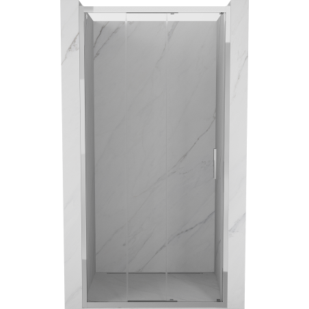 Mexen Exo-3S sliding shower door 70 cm, transparent, chrome - 8153-070-000-01-00