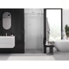 Mexen Exo-3S 90 cm sliding shower door, transparent, chrome - 8153-090-000-01-00
