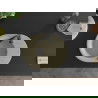 Mexen Kevin 1-compartment granite sink with a drip tray 586 x 458 mm, Beige, siphon Black - 6517581005-69-B