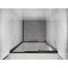 Mexen Exo-3S sliding shower doors 90 cm, transparent, black - 8153-090-000-70-00