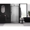 Mexen Exo-3S sliding shower door 95 cm, transparent, black - 8153-095-000-70-00