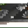 Mexen Kevin 1-compartment granite sink with a drip tray 586 x 458 mm, Grey, siphon Black - 6517581005-71-B