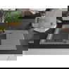 Mexen Matias 1.5-compartment granite sink with a drip tray and kitchen mixer tap Telma, Grey - 6502-71-670200-70-B