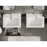 Mexen Orio 60 cm Bathroom Cabinet with Vela Sink, 1 Drawer, Matt Graphite/White Matt - 91A10-06023-1-BF66-W23M01