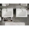 Mexen Orio Bathroom Cabinet 60 cm with Vela Sink, 2 Drawers, White Matte - 91A10-06047-2-BFF01-W23M01