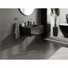 Mexen Orio 70 cm Bathroom Cabinet with Sink Otis, 1 Drawer, Black Gloss/Black Matte - 91A10-07023-1-BF70-W18M71
