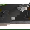 Mexen Kevin 1-compartment granite sink with a drip tray 586 x 458 mm, Black/Gold metallic, siphon Black - 6517581005-75-B