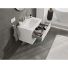 Mexen Orio bathroom cabinet 70 cm with Vela washbasin, 2 drawers, white matt - 91A10-07047-2-BFF01-W23M01