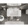 Mexen Orio bathroom cabinet 80 cm with Otis washbasin, 1 drawer, white matt - 91A10-08023-1-BF01-W18M01