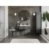 Mexen Orio bathroom cabinet 80 cm with sink Otis, 1 drawer, graphite matte/white matte - 91A10-08023-1-BF66-W18M01